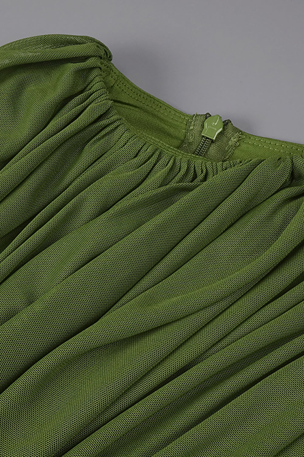 High Neck Asymmetrical Draped Maxi Dress