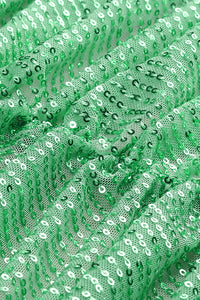 Lace Sequin-embroidered Ruched Dress