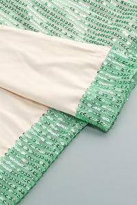 Lace Sequin-embroidered Ruched Dress