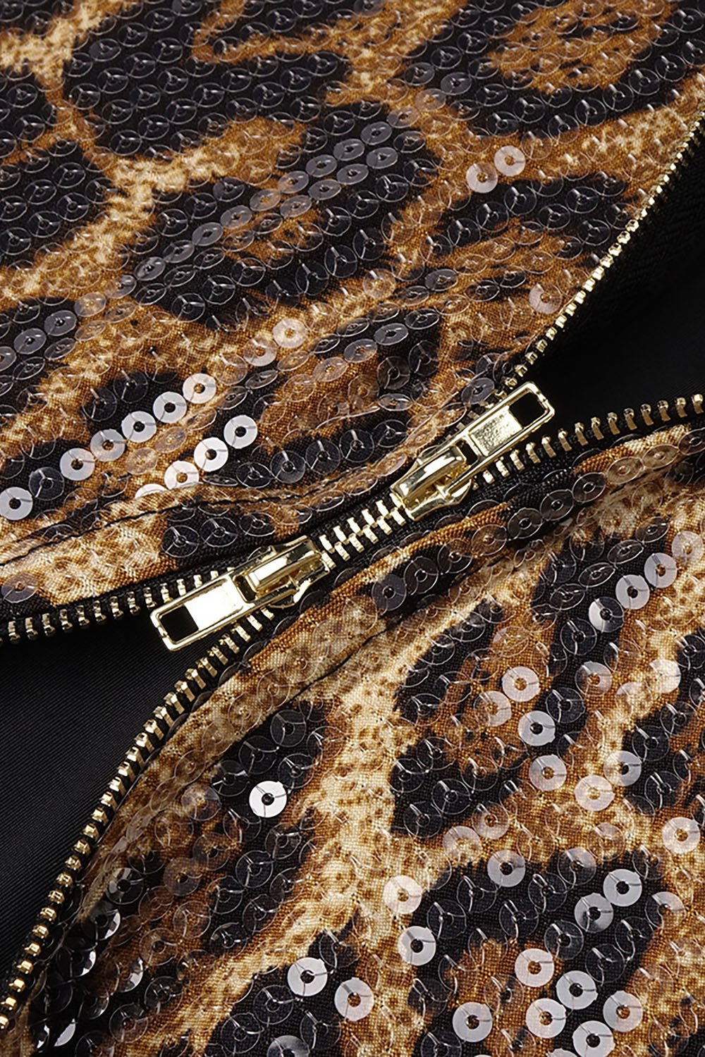 Leopard-print Caped Maxi Dress