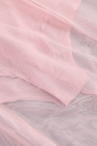 Long Sleeve Jacket & Mesh Maxi Skirt