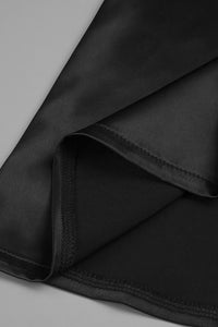 Mesh-paneled Fringe-detail Maxi Dress in Black