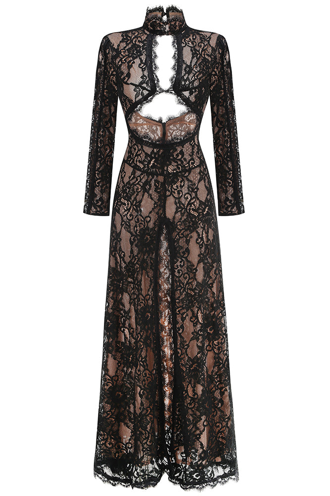 Mock Lace Gown