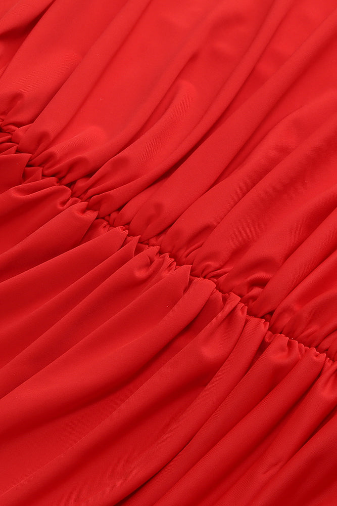 Off Shoulder Mesh Maxi Dress