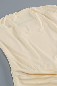 Off Shoulder Mesh Maxi Dress