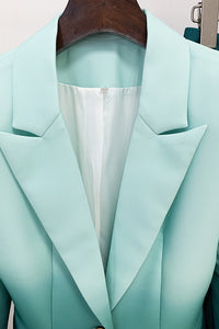 Ombre Pocket Blazer Suit