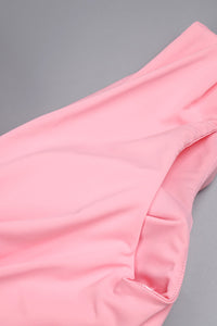 One Shoulder High Split Maxi Dress