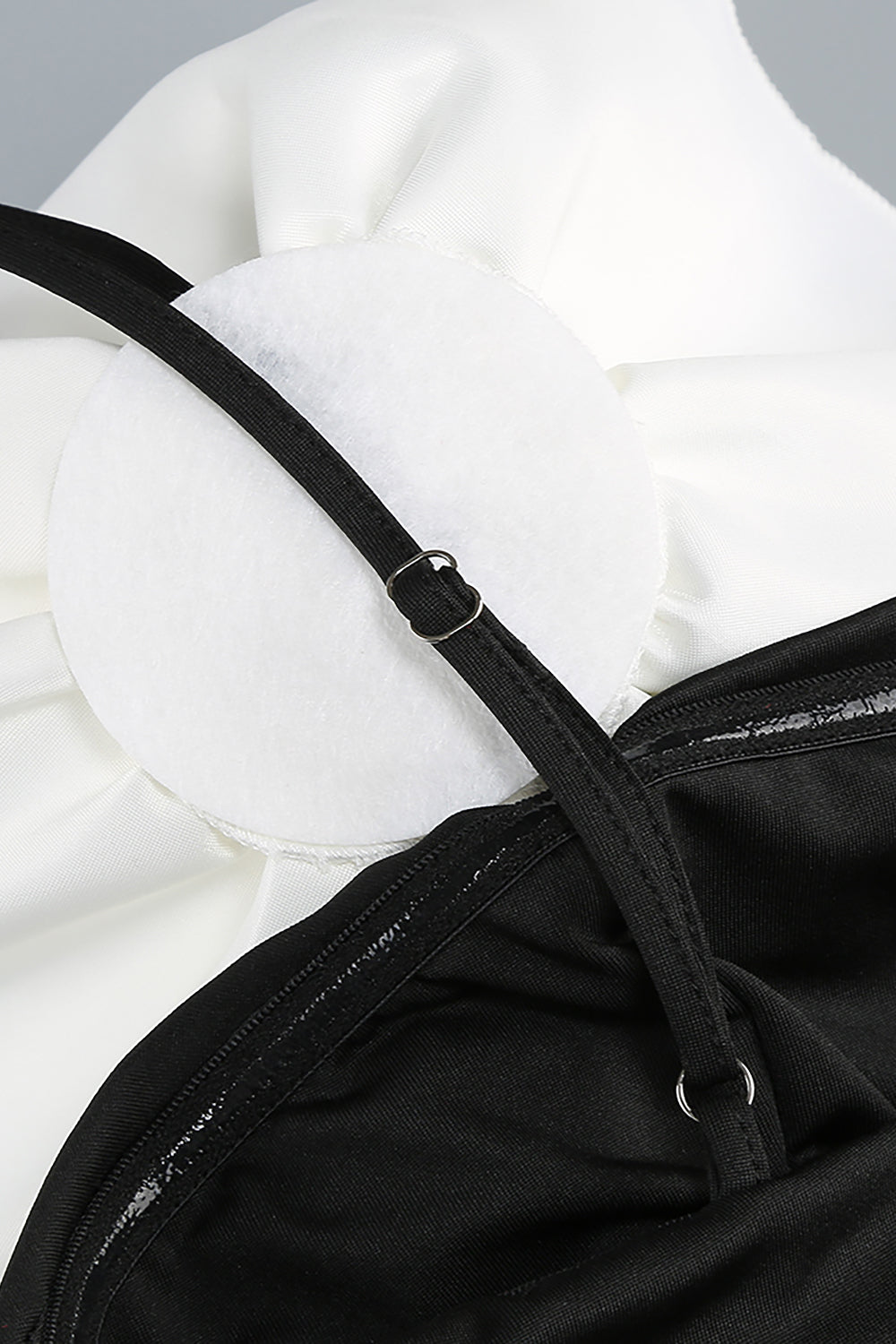 One Shoulder Peony Ruffle Maxi Dress