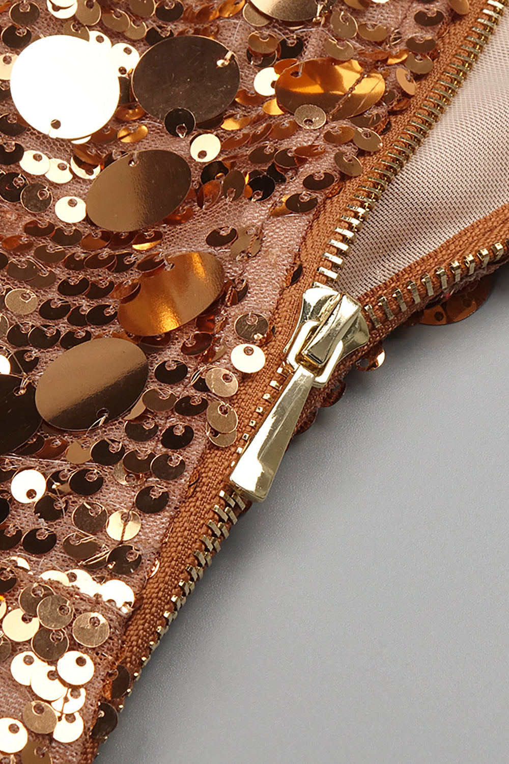 One Shoulder Sequin Maxi Dress