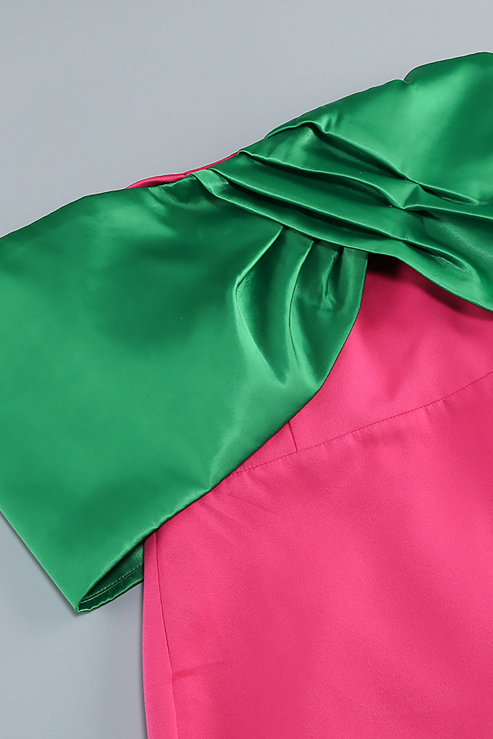 One shoulder Column Gown