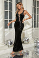 Pearl Hollow Mesh Mermaid Gown