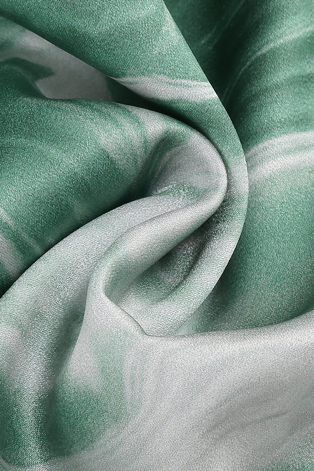 Printed Open Back Halter Top and Skirts Green