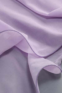 Rosette Applique Cutout Mermaid Dress