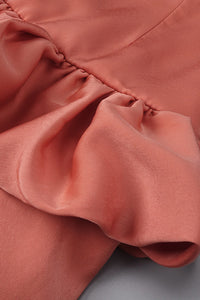 Ruffled High-Low Maxi Skirt