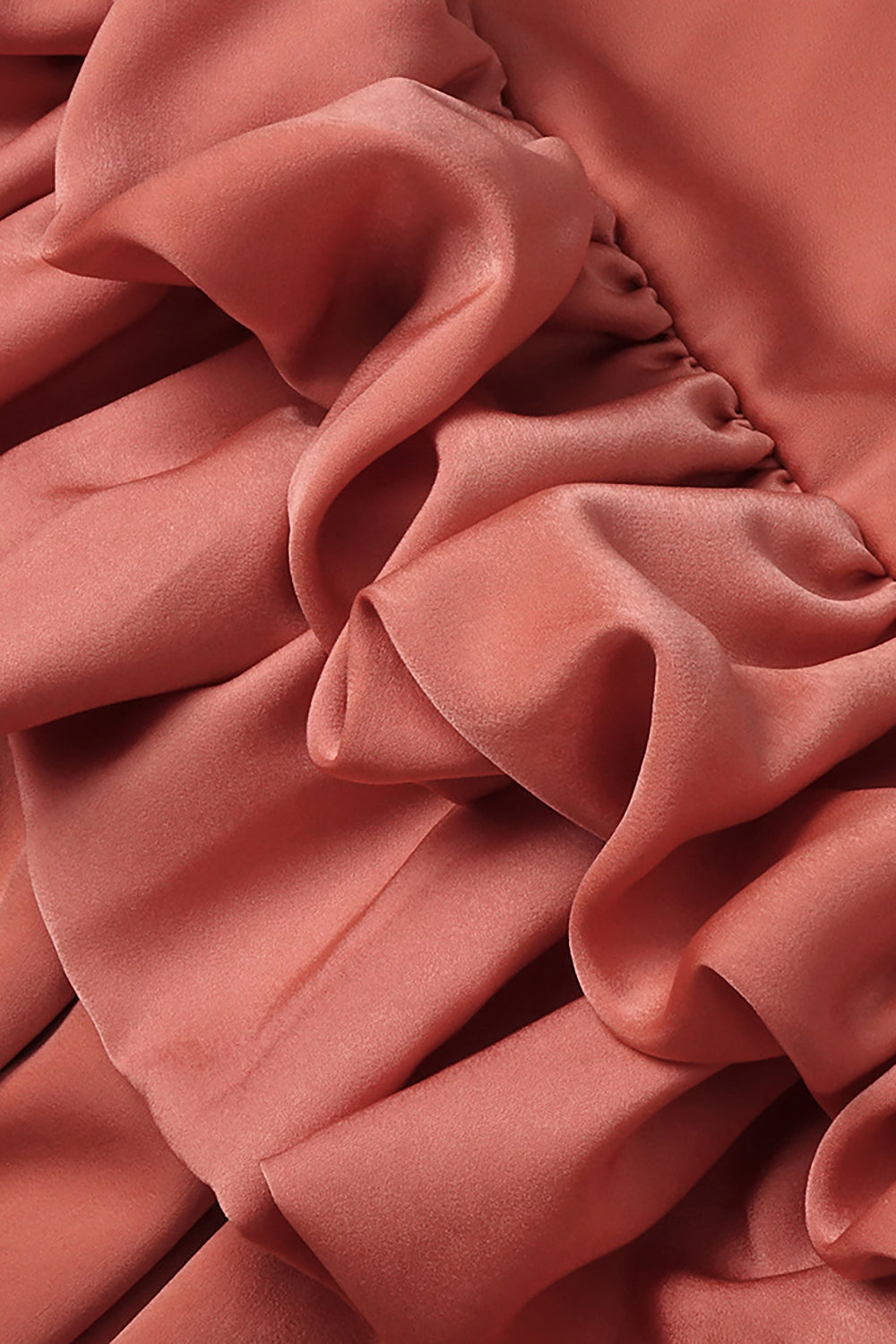 Ruffled High-Low Maxi Skirt