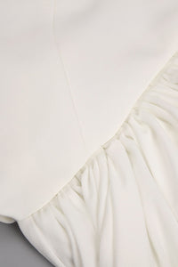 Satin Strapless Corset Detailed Maxi Dress