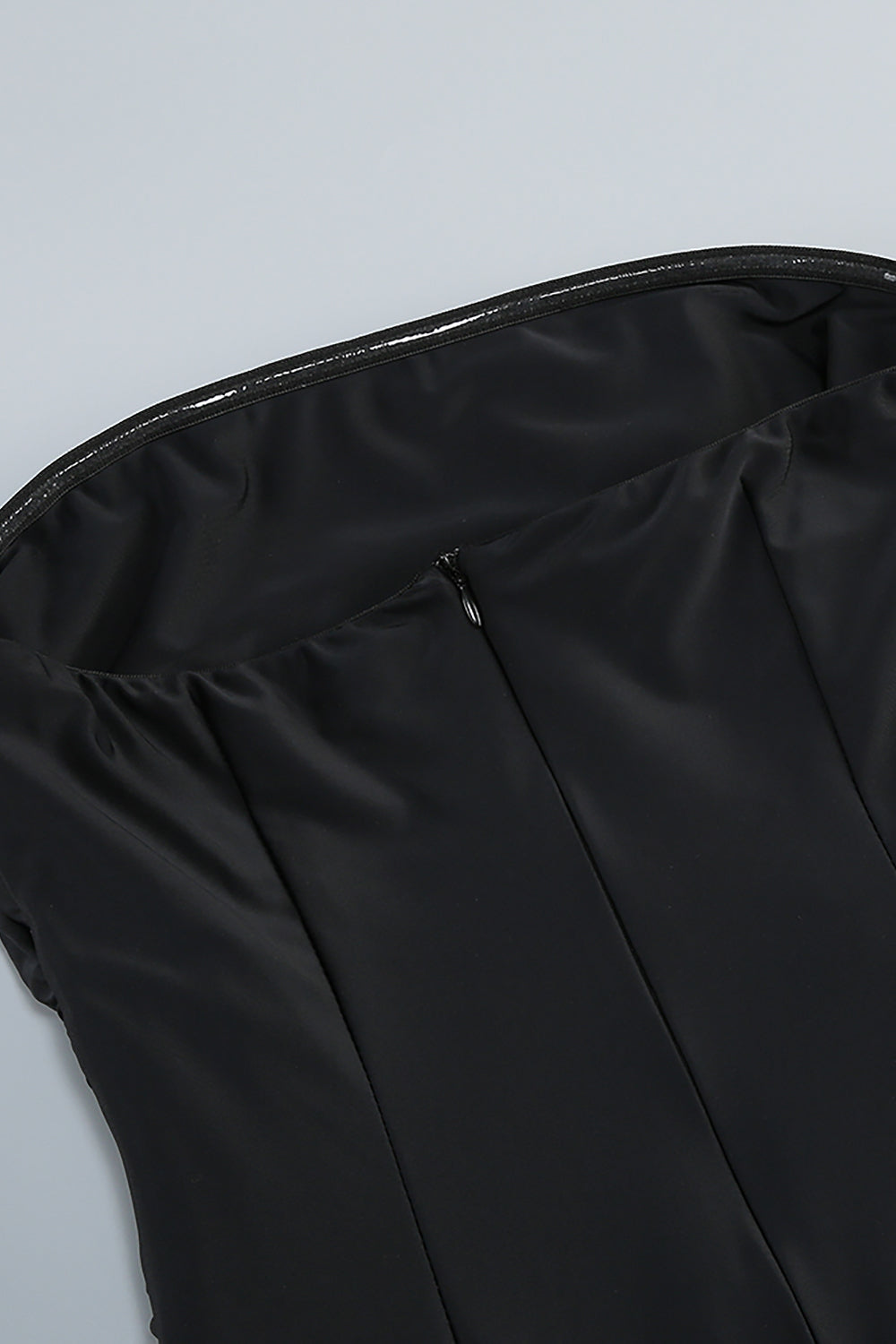 Scarf Strapless Corset Maxi Dress