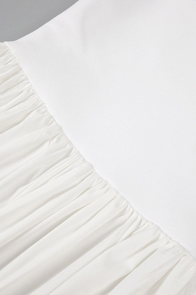 Scoop Neck Butterfly Detailing Maxi Dress