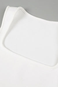 Scoop Neck Butterfly Detailing Maxi Dress