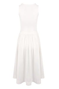 Scoop Neck Butterfly Detailing Maxi Dress