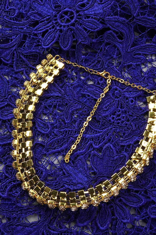 See Through Guisette Lace Mini Dress