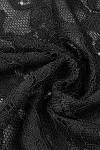 See Through Keyhole Lace Maxi Dress