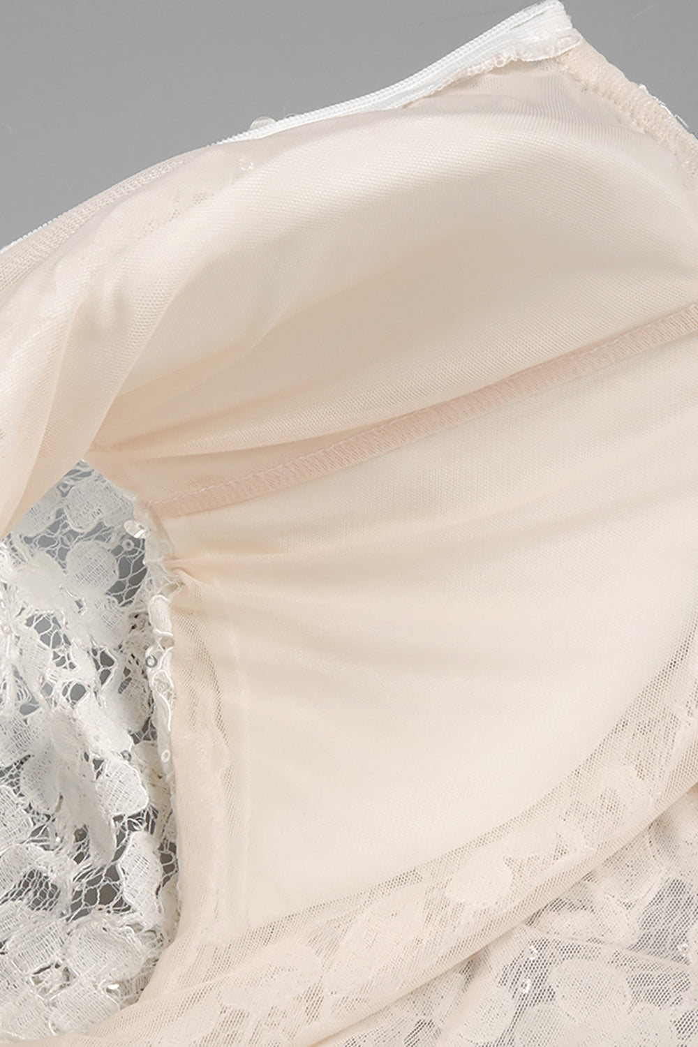 Sequin-Embellished Lace Dress