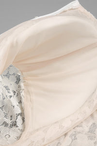 Sequin-Embellished Lace Dress