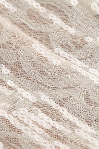 Sequin-embellished Floral Midi Dress