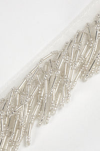 Sequin Beaded Fringe Detailed Top Trousers