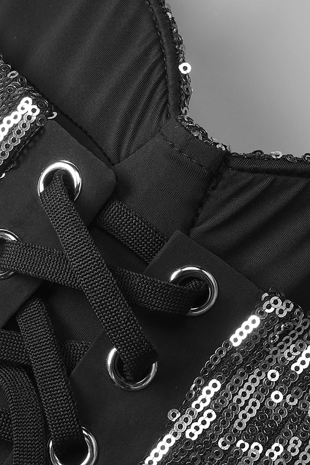 Sequin Corset With Maxi Dress