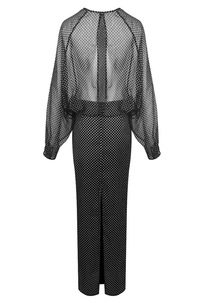 Sheer Polka Dot Dress