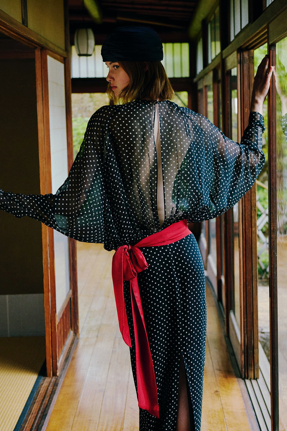 Sheer Polka Dot Dress