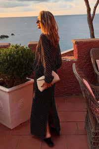 Sheer Polka Dot Dress