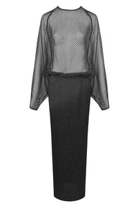 Sheer Polka Dot Dress