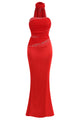 Sleeveless Mermaid Evening Gown