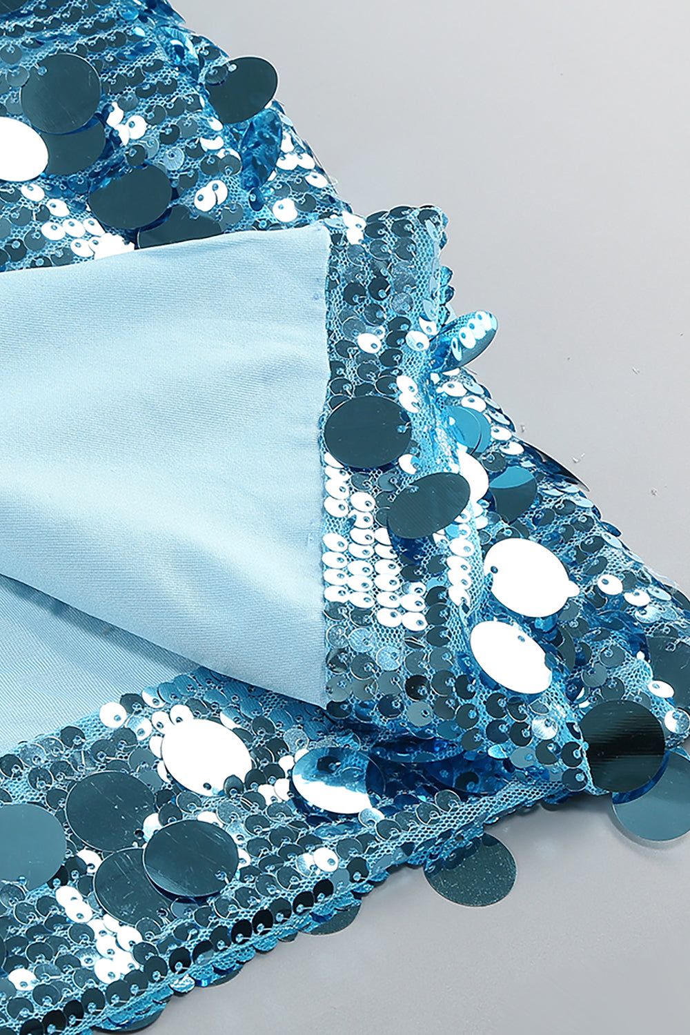 Slinky Sequin-embellished V-neck Maxi Dress