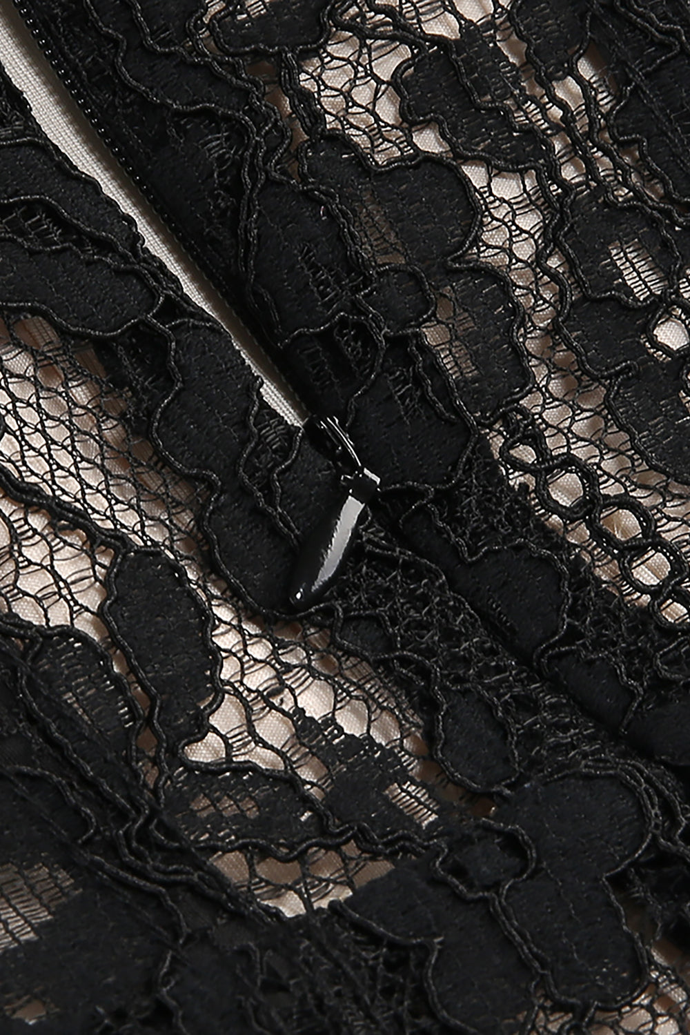 Square Sleeve Lace Maxi Dress