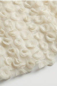 Strapless Black and Beige Maxi Dress