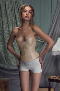 Vestido sem alças Ballet Russes Corset