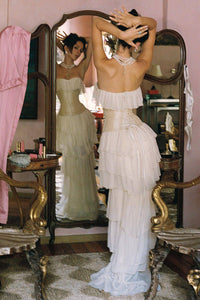 Vestido sem alças Ballet Russes Corset