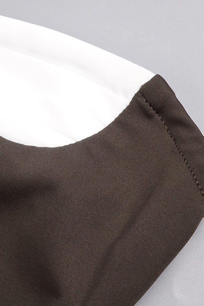 Strapless Drop Waist Pleated Maxi Dress