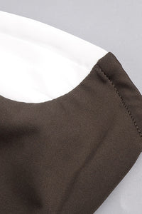 Strapless Drop Waist Pleated Maxi Dress