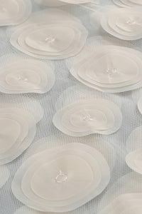 Strapless Flare Maxi Dress in Orange