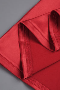 Strapless Fringe Maxi Dress with Fur Collar