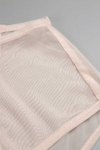 Strapless Fringe Maxi Dress with Fur Collar