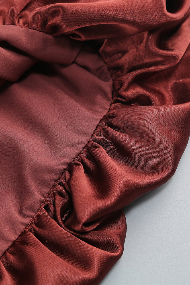 Strapless Sequin Bubble Mini Dress