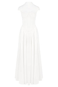 Strapless Corset Maxi Dress