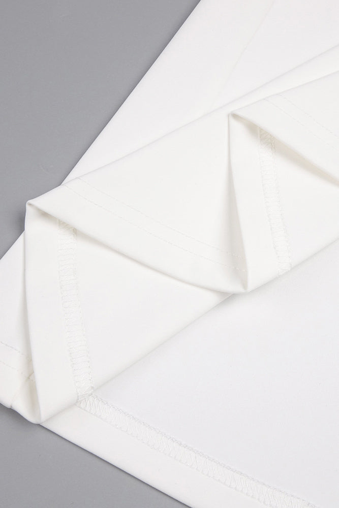 Strapless Veiled Corset Gown