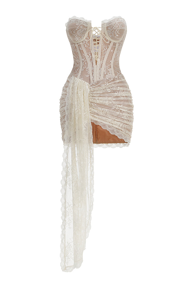 Corset Lace Mini Dress